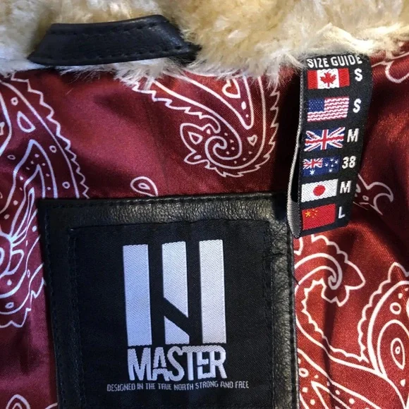 Master Supply Co Genuine Leather Unisex Jacket Sz S - Picture 15 of 16
